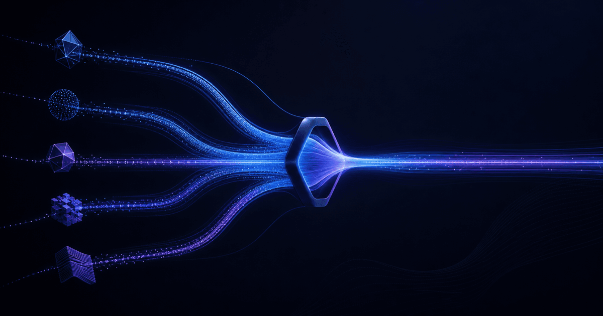 Multiple model providers converging through the ApiFlux gateway